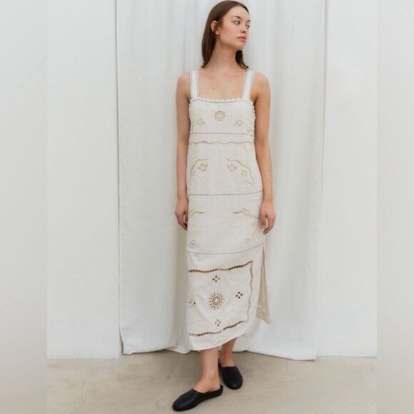 Zara Dresses & Skirts - Zara White Embroidered Dress